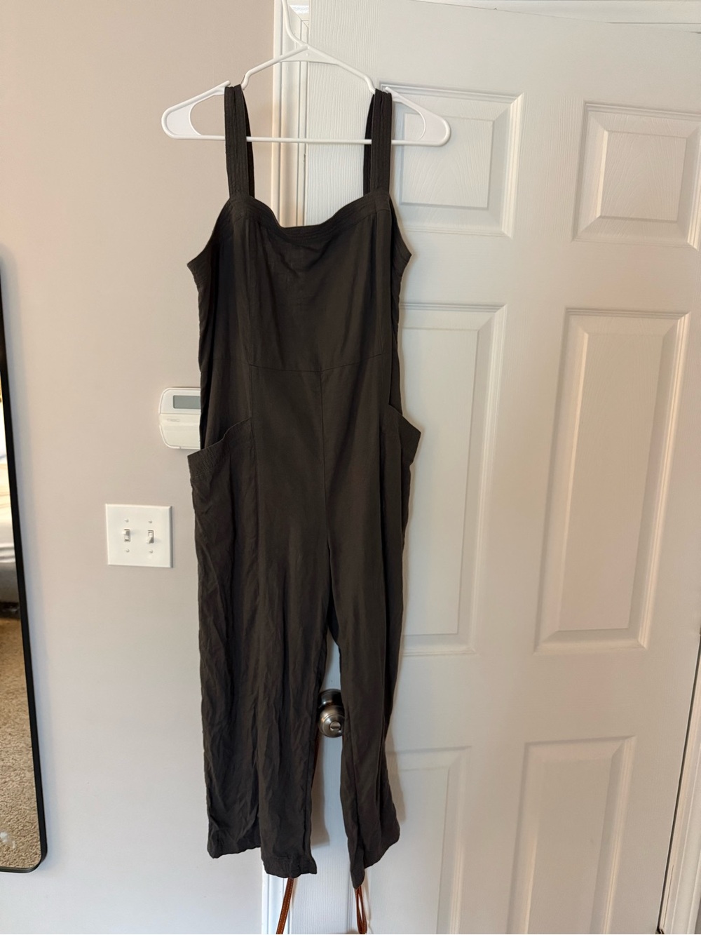 Nicole Miller Black Sleeveless Jumpsuit with Pockets